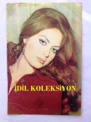 Türkan Şoray'ın Sarışın Olduğu Kartpostalı - 1960'lı Yıllardan -15 x 10 cm Ebadında