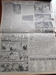 Akşam Gazetesi - 29 Ekim 1960 - Cumhuriyetin 37. Yılını Kutluyoruz - Cumhuriyet Bayramı Afişi - İstanbul Üniversitesi Rektörü Ordinaryüs Profesör Sıddık Sami Onar İle Teknik Üniversite Rektörü Ordinaryüs Profesör Fikret Narter İstifasını Verdi - Ankara'da Senato Acele Toplantıya Çağrıldı - En Fazla Tasfiye Tıp Fakültesinde - Nüfusumuz 27 Milyonu Aştı - Yavuz Abadan - Örtülü Ödenek'in Dağıtımı Açıklandı -  Cumhuriyet Bayramı Dolayısıyla  Vatan Caddesinde Geçit Töreni Yapılacak -  Ateşli Kız Gina Yazan George Albert Gley Yazı Dizisi - Hülagünün Gözdesi Çizen Suat Yalaz - İstanbul'da 75 Bin Vatandaş Telefon Sırası Gelmesini Bekliyor - Günah Maskesi Çizgi Roman Resimleyen Remzi - Münir Özkul Ve Uğur Başaran Sevgi Gölge'de de Fotoğraf - Kont Senlibenli Çizgi Roman - Yaralı Gönül Çizgi Roman - Vadiler Hakimi Çizgi Roman - Geyşa'nın Hatıra Defteri Yazan Kimiko Omura Yazı Dizisi - Bize Barbaroslu Derler Çizen Ratip Tahir Burak - Beşiktaş 1 Kasımpaşa 1 -Karakucak Güreşleri Dün Ankara'da Başladı