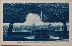 Roma Panorama dalla Villa Medici (Accademia di Francia)  YABANCI KARTPOSTAL  KART POSTAL  (KÜÇÜK RAF KUTU
