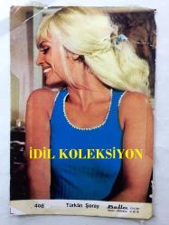 Türkan Şoray'ın Sarışın Olduğu Kartpostalı - 1970'li Yıllardan -15 x 10 cm Ebadında