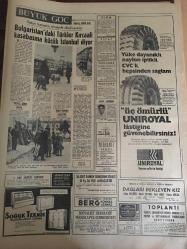 HÜRRİYET GAZETESİ 25 MART 1968 YIL :20 SAYI :7149--20 Ton benzol alev alınca Karabük garı büyük bir tehlike atlattı ---34 Sene sonra Rusya dan mektup geldi :Hasan Kral Karımı Yurda Getirteceğim Diyor ---Sosyal meskenlerin vergisi iade  edilecek ---İnönü nün banda alınan sesi 10 bin liraya satıldı --Tekel Grevi Ertelendi ---94 'lük  damat :Daha düne kadar beş karıya kocalık ettik  altıncıdan mı korkacağız ?---Bir İngiliz yolcu uçağı 61 kişi ile denize  düştü ---117 Bin Amerikan Vasıtası Hatalı Bir Şekilde İmal Edilmiş ---Bulgaristan da ki Türkler Kırcaali Kasabasına Küçük İstanbul Diyor ----Fenerbahçe bir puan verdi : 0-0--Beşiktaş ı tesadüfi bir gol kurtardı :1-0--Galatasaray :1 Eskişehirspor :0---Balkan Krosunda Dalkılıç Beşinci ---PTT,  A.ordu yu Alsancak ta yendi :2-0---Ayak bacak fabrikası ---İngilizlerin yeni seks  bombası :Karol Keyes --Pipo Konan Serçe ---Seni pavyona götürelim  deyip önce dövdüler sonra  soydular ----Bulgar Başbakanı İstanbul a Geldi --