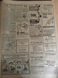 HÜRRİYET GAZETESİ 25 MART 1968 YIL :20 SAYI :7149--20 Ton benzol alev alınca Karabük garı büyük bir tehlike atlattı ---34 Sene sonra Rusya dan mektup geldi :Hasan Kral Karımı Yurda Getirteceğim Diyor ---Sosyal meskenlerin vergisi iade  edilecek ---İnönü nün banda alınan sesi 10 bin liraya satıldı --Tekel Grevi Ertelendi ---94 'lük  damat :Daha düne kadar beş karıya kocalık ettik  altıncıdan mı korkacağız ?---Bir İngiliz yolcu uçağı 61 kişi ile denize  düştü ---117 Bin Amerikan Vasıtası Hatalı Bir Şekilde İmal Edilmiş ---Bulgaristan da ki Türkler Kırcaali Kasabasına Küçük İstanbul Diyor ----Fenerbahçe bir puan verdi : 0-0--Beşiktaş ı tesadüfi bir gol kurtardı :1-0--Galatasaray :1 Eskişehirspor :0---Balkan Krosunda Dalkılıç Beşinci ---PTT,  A.ordu yu Alsancak ta yendi :2-0---Ayak bacak fabrikası ---İngilizlerin yeni seks  bombası :Karol Keyes --Pipo Konan Serçe ---Seni pavyona götürelim  deyip önce dövdüler sonra  soydular ----Bulgar Başbakanı İstanbul a Geldi --