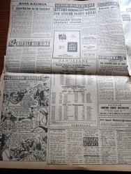 Akşam Gazetesi - 26 Aralık 1960 - Ankara'da Dün 21 Kişi Nezarete Alındı - Yayınlanan Tebliğle Sanıkların Kurucu Meclisi Zedeleyici Propaganda Yaptıkları Açıklandı - Üç Köyde Atatürk'ün Resimleri Parçalandı - Cemal Gürsel 6 Kurucu Meclis Üyesini Açıkladı - Hektor İsimli Fare Feza Yolcusu - Afyon Canavarı Mustafa Çelik İdam Edildi - Atatürk İçin Taşlıtarlada Dün Miting Tertiplendi - Belediye İşportacılardan 10 12 Milyon Kazanabilir - Hülagünün Gözdesi Çizen Suat Yalaz - Ateşli Kız Gina Yazan George Albert Gley Yazı Dizisi - Ağalardan Sonra Röportaj Müfit Duru Yazı Dizisi - Urfa Siverek'te Bucak'lar - Avukat Faik Bucak - Günah Maskesi Çizgi Roman Resimleyen Remzi - Değerli Bestekar Ve Hoca Melahat Pars - Kont Senlibenli Çizgi Roman - Nazlı İle Hamza karikatür - Fenerbahçe'yi Beşiktaş'ın Karşısında Can Bartu'da Kurtaramadı - Galatasaray Yine Metin Oktay'ın Golleri İle Galip - Feriköy Ankaragücü'nü Yenmesini Bildi - Dünkü At Yarışları - Spor Toto Neticeleri - Milli Lig Puan Durumu