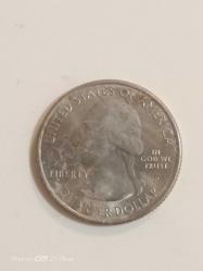 AMERİKA QUARTER ( ÇEYREK ) DOLAR AMERİCAN MEMORİAL  PARK EYALET HATIRA PARASI 2019