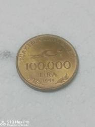 75 . YIL 100.000 LİRA 1999 ÇİL- çil altı