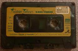 İBRAHİM TATLISES KARA ZİNDAN KAGIT İLK BASKI SADECE KASET KARTONET YOKTUR
