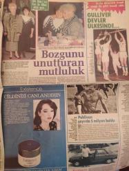Şey Haftalık Aktüalite Sinema Tiyatro Müzik ve Magazin Gazetesi - 4 Mayıs 1985 - Sayı:33 - Bülent Ersoy sahneye döndü - Ergin Yıldırımakın - Nazan Ayas bacak güzeli değişti... - Cihan Ünal yine tarihten medet umuyor - Hülya Sözer - Meral Gökçe - Feyzi Tuna - Oynatanı da oynattılar - Ahu Tuğba - Süha Kutlu - Halit Akçatepe - Müge Akyamaç - Bir Aylin Urgal vardı - Taner Şener - Ayşegül Atik - Ali Atik - Leyla Somer'in günahı çöp tenekesinde- Belkıs Akkale - Şampiyonluk dilekleriyle- Bizden Laf Çıkmaz-  Türkiye dans yarışması finalle - Füsun Önal - Reha Yalnızcık - Gönül Öner - Los Machucambos yine 1 numara  - Kamuran Akkor - Nükhet Duru - Esmuhan - Recep Kaymak - Faruk Tınaz - Kraliçeye Renault 9 yakışır - Tarık Akan - Bedia Akatrük kendi ayağı ile gitti komik oldu - Muazzez Abacı - Bozgunu unutturan mutluluk - İhbarcı cinayete ortak oldu - İşte Yıldız Kenter - Bravo Bedrettin Dalan dediğini yaptı - Dört sistemli doping - Mazhar Fuat Özkan fotoğraf ve haberi - Tam Takım Gazete
