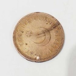 1947 Yılı Gümüş 50 Kuruş..