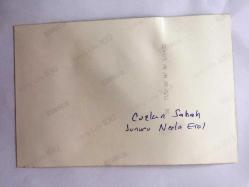 COŞKUN SABAH - NECLA EROL - 1994 TRT 1 DOLUNAY EĞLENCE PROGRAMI SANATÇILARI ORİJİNAL FOTOĞRAFI, 10 x 14 cm EBADINDA