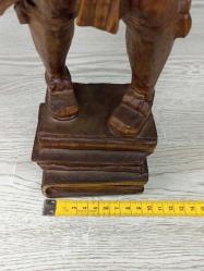 Eskilerden Avrupa Ahşap Kitap Kurdu Heykel