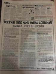 HÜRRİYET GAZETESİ 15 MART 1967 YIL :19 SAYI :6781--İnönü Önemli Bir Kalp Sıkıntısı Geçirdi --Grev için Irak tan 10 bin ton Fual -Oil alındı ---3 Çocuklu bakkalı kaçakçı  kardeşi öldürdü ---Kolejli 2 gençle ablaları yaşlı  babalarını dövdü ---Erzurumlu tacir  tava düşüp para ve saatten  oldu --Hataylı Tüccar : Bar Artistini Ben Öldürmedim ---Dicle de  batan salda sekiz kişi boğuldu --Patrikhane Fotoğrafçısı Gizli Haberler Toplamış --Müşterileri ,büyücü kadının  kurtulması  için mahkeme  salonunda  dua ettiler --Çocuk felci  hastanesi için yeni bir yardım kampanyası başladı ---Münih de ki bir Alman NATO ya harp  ilan etti --Beşiktaş ı yine yenmeğe geldik --Kongre yaklaştıkça Fenerbahçe  kulübünde de faaliyet arttı ---Oyuncuları 133. yıla mahkum  edilen  takım :İmralı Gençlik ---Belkıs Hanım ,Pembe Yalıda Yalnız Oturuyor --Hem manto hem ceket --Demirel Nisan Sonunda Pakistan a Gidecek --
