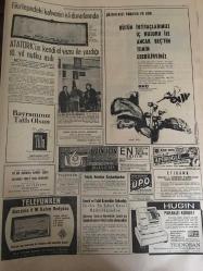 HÜRRİYET GAZETESİ 15 MART 1967 YIL :19 SAYI :6781--İnönü Önemli Bir Kalp Sıkıntısı Geçirdi --Grev için Irak tan 10 bin ton Fual -Oil alındı ---3 Çocuklu bakkalı kaçakçı  kardeşi öldürdü ---Kolejli 2 gençle ablaları yaşlı  babalarını dövdü ---Erzurumlu tacir  tava düşüp para ve saatten  oldu --Hataylı Tüccar : Bar Artistini Ben Öldürmedim ---Dicle de  batan salda sekiz kişi boğuldu --Patrikhane Fotoğrafçısı Gizli Haberler Toplamış --Müşterileri ,büyücü kadının  kurtulması  için mahkeme  salonunda  dua ettiler --Çocuk felci  hastanesi için yeni bir yardım kampanyası başladı ---Münih de ki bir Alman NATO ya harp  ilan etti --Beşiktaş ı yine yenmeğe geldik --Kongre yaklaştıkça Fenerbahçe  kulübünde de faaliyet arttı ---Oyuncuları 133. yıla mahkum  edilen  takım :İmralı Gençlik ---Belkıs Hanım ,Pembe Yalıda Yalnız Oturuyor --Hem manto hem ceket --Demirel Nisan Sonunda Pakistan a Gidecek --