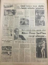 HÜRRİYET GAZETESİ 12 MART 1967 YIL :19 SAYI :6778---Ucuz ilaç satan Türk firmasını yok etmeye çalışıyorlar ---Bir ziraat mühendisi katil zanlısı olarak 16 yıl sonra  tevkif edildi ---Ecevitçiler ,8 ler patiden ihraç için  kurultayı toplamak ---Demirel :Bir  Millet  her gün tehdit  altında  tutulamaz ---Evli ,2 çocuklu Türk işçisi evlenmek vadiyle  Almanya dan  getirdiği Berta yı içer içer  dövermiş ----Stalin in kızı İsviçre ye yerleşti ---Yusuf Ziya Ortaç öldü ---Tütün ekicilerinin çemberinden tekel bakanın polis kurtardı ---Bir kadın sekiz  doğurdu ---Milli Folklor Enstitüsü Çalışmalarına Başlıyor ---Çıplak Modeller memur  sayılmazlarsa parlamento önünde soyunacaklar ---Galatasaray :0 Göztepe :0 --Fenerbahçe yeni başkan  adayı : Yolaç --Fenerbahçe -İst.Spor Beşiktaş -Feriköy ---Bursa spor Toprakspora puan kaptırdı :1-1---