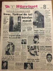HÜRRİYET GAZETESİ 11 MART 1967 YIL :19 SAYI :6777---İsveç ,Türkiye de işçi büroları  açacak ----2 Öğrenci uykuda iken yanarak öldü--Meclisteki 42 yıllık gizli müzakereler açıklanacak ---Gangster Yılmaz ın  sevgilisi de hırsız  suçundan yakalandı ---2 Ay imam nikahı ile yaşan genç ,10 ay hapse  mahkum oldu --Vietkong ,Türk  subaylarının müşahit olarak Vietnam a gönderilmesini istemiyor ---Karadeniz tütün piyasası açıldı ---Kara Mehmet  dehşet saçıyor --Stalin  in kızı ,sevgilisi uğruna batıya sığındı ---Ara  sokaklara 6500 trafik levhası konacak ---Onbinlerce  Musevi yi öldüren Nazi subaylarının duruşması yakında başlıyor ---Galatasaray -Göztepe ---Genç takım aday kadrosu açıklandı --Fenerbahçe de yarın Numan Aptullah ,Ziya ve Birol yok---Altın Mikrofon Kervanı ---Kervan 13 Mart ta İstanbul a dönüyor 1967--10 Çocuk ile bir kadın öğretmen ,yıldırım  çarpmasından  öldüler --Diyarbakır da çöken  evde üç kişi öldü --Dinçer e Göre   Maksat Hürriyetleri Kısıtlamak Değilmiş --Radyo programlar
