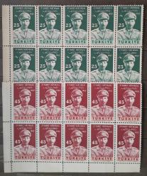 1957-AFGAN KRALININ TURKIYE ZIYARETI 10.BLOK