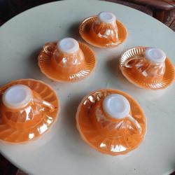 Anchor Hocking Türk Kahvesi Fincan Takımı