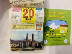 20 Şubat 1976 hediyelik orijinal Ülkü takvim yaprağı (Cin Ali kitabı hediyeli:)