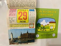 29 Şubat 1976 hediyelik orijinal Ülkü takvim yaprağı (Cin Ali kitabı hediyeli:)