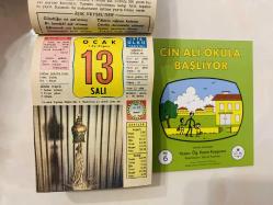 Efemera - 13 Ocak 1976 hediyelik orijinal Ülkü takvim yaprağı (Cin Ali kitabı hediyeli:) - kitantik - kitaLog