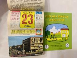 23 Ocak 1976 hediyelik orijinal Ülkü takvim yaprağı (Cin Ali kitabı hediyeli:)