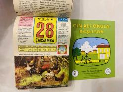 28 Ocak 1976 hediyelik orijinal Ülkü takvim yaprağı (Cin Ali kitabı hediyeli:)