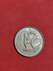 Kanada hatıra 25 Cent çil kondüsyondadır.