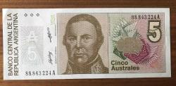KAĞIT PARA ÇİL ARJANTİN 5 AUSTRALE D5-8