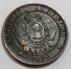 Efemera - ARJANTİN 1890 YILI 2 SENTAVO ÇÇT+ - kitantik - kitaLog