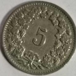 LOT.367 » İSVİÇRE 1946 5 RAPPEN
