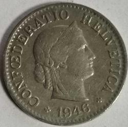 İSVİÇRE 1946 5 RAPPEN