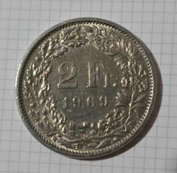 1969 İsviçre 2 Franc