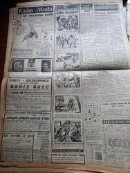 Cumhuriyet Gazetesi - 3 Ağustos 1957 - Saygı Nasıl Korunur Yazan Nadir Nadi Köşe Yazısı - Japon Gazeteci Minoru Hirano Japonya'da Basın Serbesttir Dedi - Halil Sezai Erkut Dün Sabah Tahliye Edildi - Amerikan Dışişleri Bakanı John Foster Dulles Dün Londra'da Büyük Elçimiz Birgi İle Görüştü - Silahsızlanma Konferansı - Hürriyet Partisi Toplantılarına Yarın Fevzi Lütfi Karaosmanoğlu Da Katılacak - Ege'de Kuraklık Ve Şiddetli Sıcaklar - Yanlış Zifaf Yazan Kemal Bilbaşar Yazı Dizisi - Boğaziçi Köprüsü Hazırlanırken Yazan Yüksek Mühendis Necdet Dirilgen Yazı - Marilyn Monroe Çocuğunu Aldırttı -  Hrutçef'in İktidardan Düşmesi Yaklaşıyormuş - Küba'da İhtilal - Köpek Benji İdam edildi - Resimli Romanımız Çifte Cinayet - Büyük Casuslar Derleyen A. Cemalettin Saraçoğlu - Ses Sanatkarı Muzaffer Akgün Büyükdere Beyaz Parkta - Futbolcu Hilmi Transfer Konusunda Dördüncü Defa Karar Değiştirdi -  Beykoz Mevsimi Merasimle Açtı - 5. Yıl Ahmed Reis Yelken Yarışı Bugün Yapılıyor