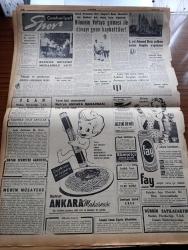 Cumhuriyet Gazetesi - 3 Ağustos 1957 - Saygı Nasıl Korunur Yazan Nadir Nadi Köşe Yazısı - Japon Gazeteci Minoru Hirano Japonya'da Basın Serbesttir Dedi - Halil Sezai Erkut Dün Sabah Tahliye Edildi - Amerikan Dışişleri Bakanı John Foster Dulles Dün Londra'da Büyük Elçimiz Birgi İle Görüştü - Silahsızlanma Konferansı - Hürriyet Partisi Toplantılarına Yarın Fevzi Lütfi Karaosmanoğlu Da Katılacak - Ege'de Kuraklık Ve Şiddetli Sıcaklar - Yanlış Zifaf Yazan Kemal Bilbaşar Yazı Dizisi - Boğaziçi Köprüsü Hazırlanırken Yazan Yüksek Mühendis Necdet Dirilgen Yazı - Marilyn Monroe Çocuğunu Aldırttı -  Hrutçef'in İktidardan Düşmesi Yaklaşıyormuş - Küba'da İhtilal - Köpek Benji İdam edildi - Resimli Romanımız Çifte Cinayet - Büyük Casuslar Derleyen A. Cemalettin Saraçoğlu - Ses Sanatkarı Muzaffer Akgün Büyükdere Beyaz Parkta - Futbolcu Hilmi Transfer Konusunda Dördüncü Defa Karar Değiştirdi -  Beykoz Mevsimi Merasimle Açtı - 5. Yıl Ahmed Reis Yelken Yarışı Bugün Yapılıyor