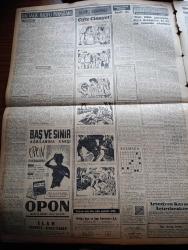 Cumhuriyet Gazetesi -  5 Ağustos 1957 - Hürriyet Partisi Yuvarlak Masa Toplantısına İştirake Hazır - Mareşal Tito Hrutçef Mülakatının Yankıları - 6000 den Fazla Kıbrıs Türkü Dün Lefkoşe'de Büyük Bir Miting Yaptı - Fevzi Lütfi Karaosmanoğlu Dün Gece Zürihten Döndü - Batılılar Komünist Çin İle Ticaret Tahdidlerini Gevşetti - Sovyet Rusya'da Türkçülük Hareketi - Demir Perde Gerisindeki Müslümanlar - Tarabyada Televizyonlu Bir Otel İnşa Edilecek - Aziz Nesin'in Yeni Başarısı - Yanlış Zifaf Yazan Kemal Bilbaşar Yazı Dizisi - Yeni Türkçe Kuran Yazan Hasan Ali Yücel - Bestekar Zeki Arif Ataergin'in Muazzam Jübilesi - Müzeyyen Senar - Rusya'daki 80 Bin Alman Harp Esiri - Mersinli Teknisyen Mustafa Yerman Bisiklet Lastiği Yaptı - Küba'da Çarpışmalar Dinmedi - Savarona İngiltere Yolunda - Ankara İstanbul Haftalık Radyo Programı - Resimli Romanımız Çifte Cinayet - Büyük Casuslar Derleyen A. Cemalettin Saraçoğlu Yazı Dizisi - Samatya Yenikapı Arasındaki Yarışta Galatasaray Istanbul Kürek Şampiyonu