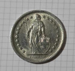 İsviçre 1968 ½ Franc