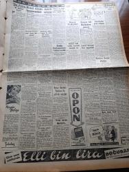 Cumhuriyet Gazetesi - 2 Ekim 1957 - İki Milletvekili Dağıstan Binerbay Ve Burhaneddin Onat Demokratik Partiden İstifa Ettiler - Kara Aydınlar Yazan Nadir Nadi Köşe Yazısı - Adana Vapurunda 50 Kilo Afyon Bulundu - Muhalif Partilerin Seçim Mitingleri 6 Ekime Kaldı - Brezilya'dan 300 Ton Kahve Geliyor - Celal Bayar Ve İstanbul Milletvekilliği - Seçim Anketi Yasağına Rağmen Şemseddin Günaltay'ın Demeci - Metin Toker Bugün Tahliye Ediliyor - Kapani Kardeşler Arasında Mücadele Devam Ediyor - İblisin Kızı Yazan Guy Des Cars Yazı Dizisi - 20 Liraya Bir Yahudi Nakleden M. Kenan Kan Yazı Dizisi - Amerika'da Zencilerin Meselesi Yazan Sulhi Dönmezer - Ürdün Parlamentosu Tekrar Açıldı - Bir Şempanze Dava Açtı - Burhan Felek Köşe Yazısı - Yurtta Seçim Mücadelesi İntibaları - Atlas Sinemasında Minneapolis Senfoni Orkestrası Konserleri - Dün Bakkallara Peynir Dağıtılmaya Başlandı - Turgay Şeren Takımda Yer Almayınca Galatasaray Spartak'a   3 0 Yenildi - Şeref Has Ve Ayhan Hançeri Milli Takımda