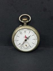 Antika Nadir 1800'ler Fransız Depose Osmanlı Gümüş Cep Saati