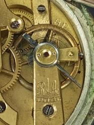 Antika Nadir 1800'ler Fransız Depose Osmanlı Gümüş Cep Saati