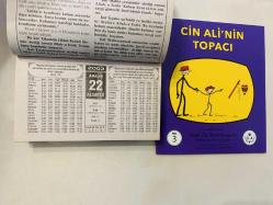 22 Aralık 2003 hediyelik orijinal Hakikat takvim yaprağı (Cin Ali kitabı hediyeli:)