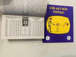 23 Aralık 2003 hediyelik orijinal Hakikat takvim yaprağı (Cin Ali kitabı hediyeli:)