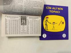 25 Aralık 2003 hediyelik orijinal Hakikat takvim yaprağı (Cin Ali kitabı hediyeli:)