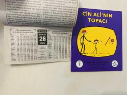 26 Aralık 2003 hediyelik orijinal Hakikat takvim yaprağı (Cin Ali kitabı hediyeli:)