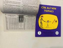 27 Aralık 2003 hediyelik orijinal Hakikat takvim yaprağı (Cin Ali kitabı hediyeli:)