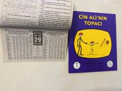 29 Aralık 2003 hediyelik orijinal Hakikat takvim yaprağı (Cin Ali kitabı hediyeli:)