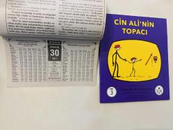 30 Aralık 2003 hediyelik orijinal Hakikat takvim yaprağı (Cin Ali kitabı hediyeli:)