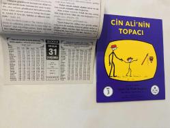 31 Aralık 2003 hediyelik orijinal Hakikat takvim yaprağı (Cin Ali kitabı hediyeli:)