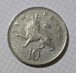 İngiltere 1992 10 Pence