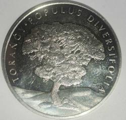 KAZAKİSTAN 2020 100 TENGE   HATIRA Kazakistan Florası - Populus Diversifolia