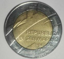 SAN MARINO 1990  500 LİRE