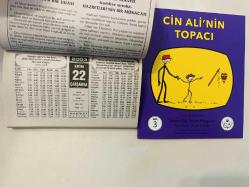 22 Ekim 2003 hediyelik orijinal Hakikat takvim yaprağı (Cin Ali kitabı hediyeli:)